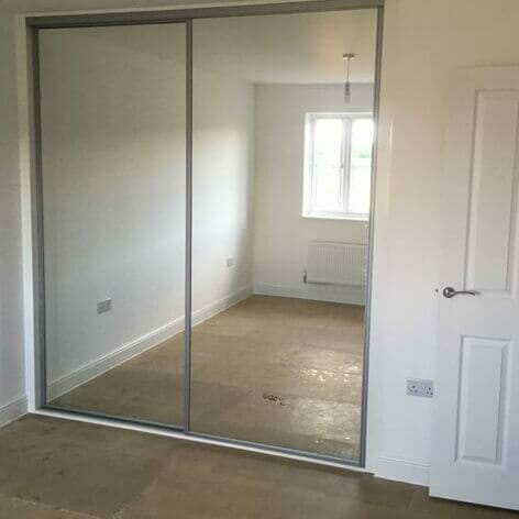 Fitted Wardrobes with Mirrored Doors -Consett