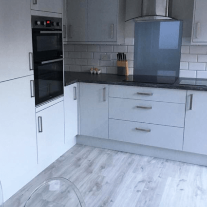 Modern Grey Kitchen Design - Durham